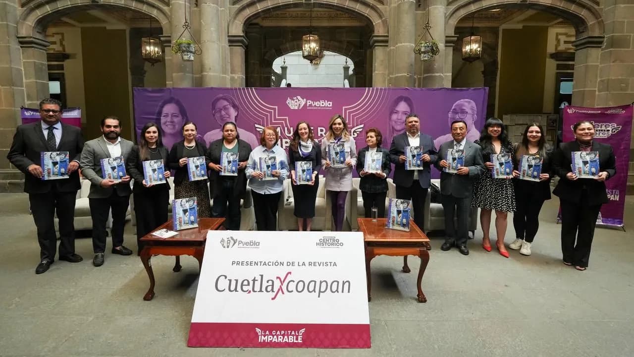 Presentan la revista "Cuetlaxcoapan" en edición especial dedicada a las mujeres de Puebla