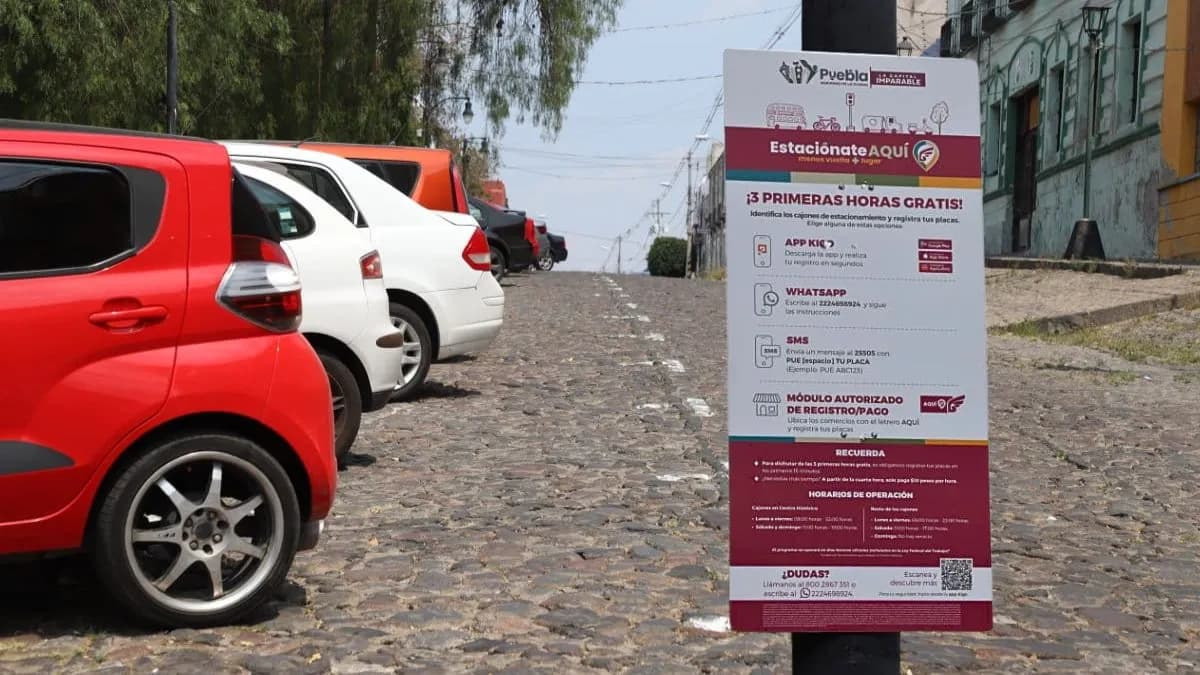 Parquímetros en Puebla operarán normal en procesión de Viernes Santo