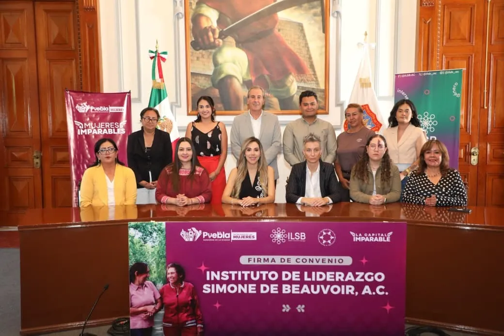 Consolidan agenda de cuidados con alianza estratégica en favor de las poblanas
