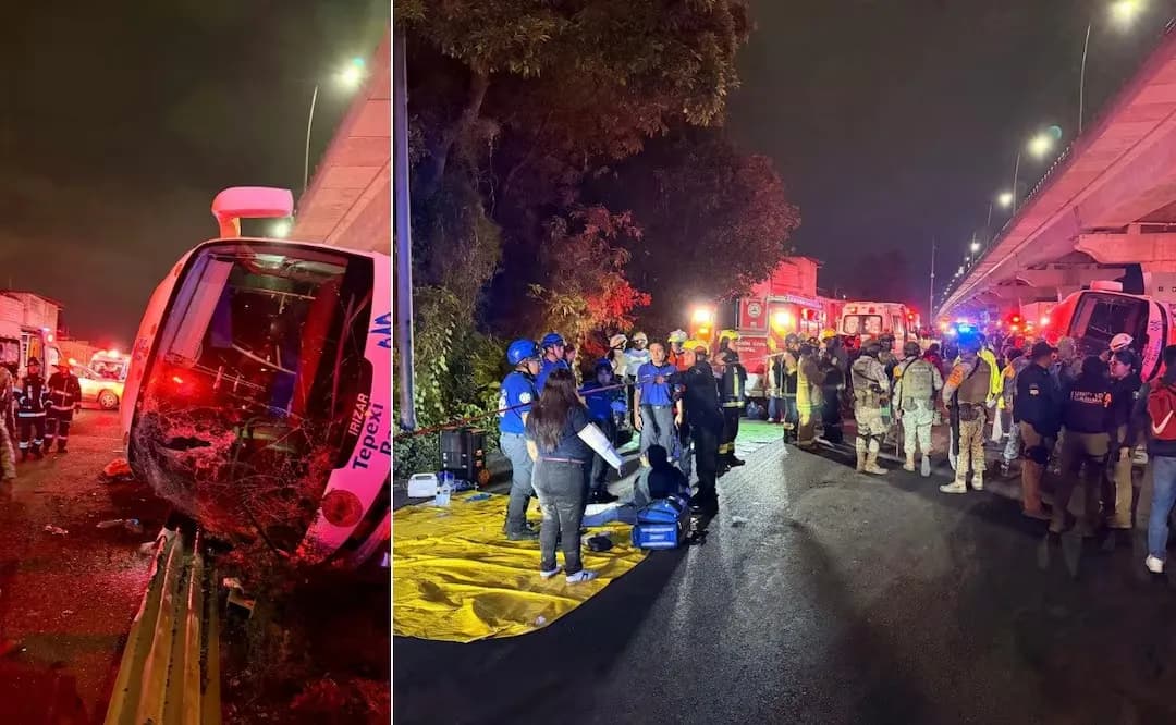 Estudiantes del Tec de Tepexi resultan lesionados tras accidente carretero en Puebla